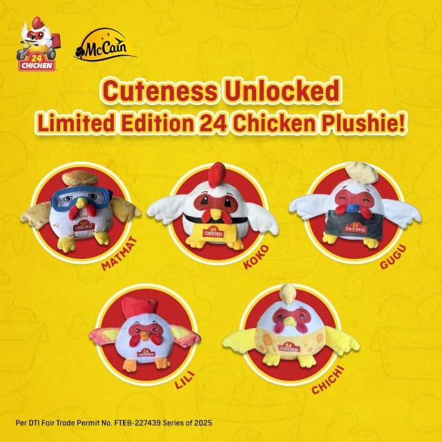 24 chicken limited-edition plushies
